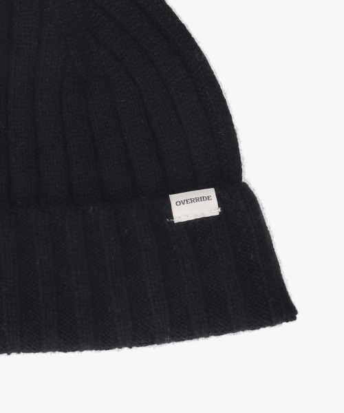OVERRIDE（オーバーライド）の「OVERRIDE  CASHMERE KNIT BEANIE / オーバーライド（ニットキャップ/ビーニー・メンズ・ライトブルー/ブラック/ベージュ/ブラウン/グレー・57~59cm）」の10枚目の写真