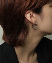 【ORLEAN】ハートフープピアス