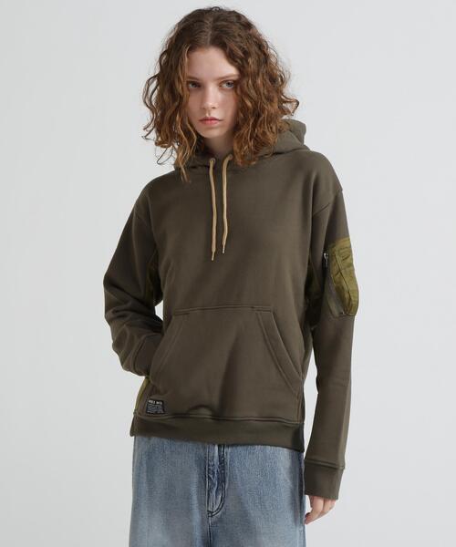 AVIREX(アヴィレックス)の「《WEB&DEPOT限定》TACTICAL PULLOVER PARKA / タクティカル プルオーバー パーカー / AVIREX / アヴィレックス(パーカー・メンズ・ブラック系その他/ダークグリーン/ライトブルーグレー/その他17/ダークグリーン系/ブラック・MEDIUM/LARGE/X-LARGE/XX-LARGE/F/FREE/L/M/XL/2XL)」の7枚目の写真