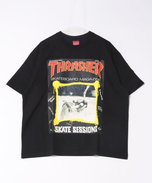 Manhattan Portage（マンハッタンポーテージ）の「S/S Print T-Shirt THRASHER（Tシャツ/カットソー・メンズ・ブラック/ホワイト・SMALL/X-LARGE/LARGE/MEDIUM）」の17枚目の写真