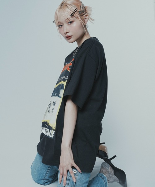 Manhattan Portage（マンハッタンポーテージ）の「S/S Print T-Shirt THRASHER（Tシャツ/カットソー・メンズ・ブラック/ホワイト・SMALL/X-LARGE/LARGE/MEDIUM）」の11枚目の写真