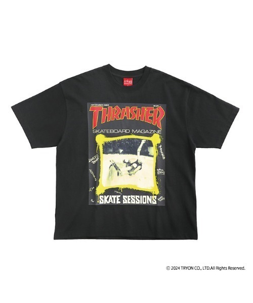 Manhattan Portage（マンハッタンポーテージ）の「S/S Print T-Shirt THRASHER（Tシャツ/カットソー・メンズ・ブラック/ホワイト・SMALL/X-LARGE/LARGE/MEDIUM）」の10枚目の写真