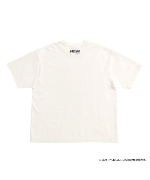 Manhattan Portage（マンハッタンポーテージ）の「S/S Print T-Shirt THRASHER（Tシャツ/カットソー・メンズ・ブラック/ホワイト・SMALL/X-LARGE/LARGE/MEDIUM）」の7枚目の写真