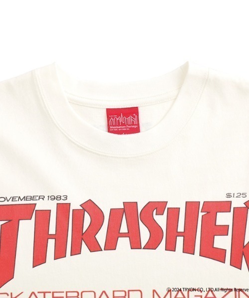 Manhattan Portage（マンハッタンポーテージ）の「S/S Print T-Shirt THRASHER（Tシャツ/カットソー・メンズ・ブラック/ホワイト・SMALL/X-LARGE/LARGE/MEDIUM）」の6枚目の写真