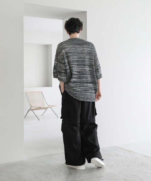 オーバーサイズ2wayドレープバギーカーゴデニムパンツ12.3oz