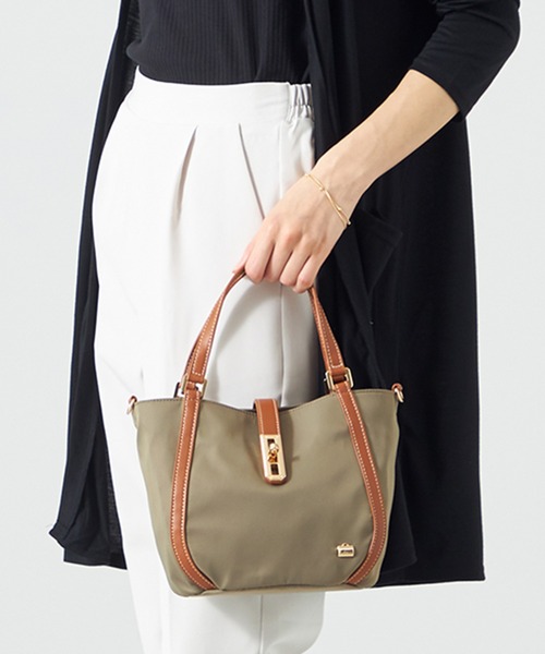 ひねり金具付きエレガンストート SSサイズ（トートバッグ）｜LA