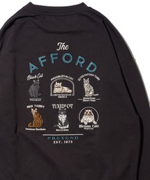 【POWER TO THE PEOPLE】ネコ刺繍スウェットプルオーバー
