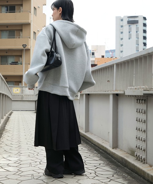 forksy.】マシュマロライクWジップフーディ forksy.│MONO-MART