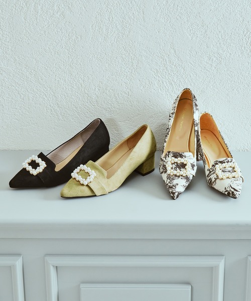 【セール】2024秋冬新作 パールモチーフヒールオペラパンプス 41312（パンプス）｜ORiental TRaffic（オリエンタルトラフィック） 7,128円