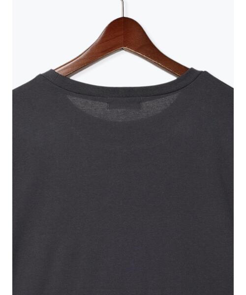 Te chichi TERRASSE（テチチテラス）の「【抗菌防臭】フロントロゴプリントTシャツ（Tシャツ/カットソー・レディース・オフホワイト/チャコールグレー/モカ・F）」の8枚目の写真