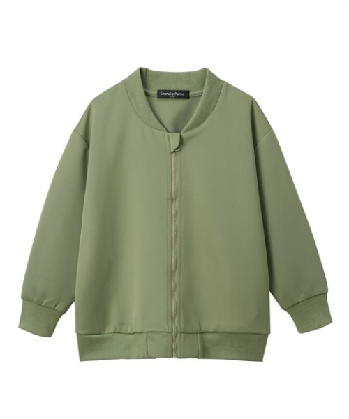 カットソージップアップブルゾン（男の子・女の子）（ブルゾン