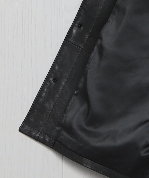 H　BEAUTY&YOUTH UNITED ARROWS（エイチビューティーアンドユースユナイテッドアローズ）の「＜H＞シープレザーカバーオール（カバーオール・レディース・ブラック・M/S）」の10枚目の写真