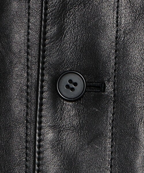 H　BEAUTY&YOUTH UNITED ARROWS（エイチビューティーアンドユースユナイテッドアローズ）の「＜H＞シープレザーカバーオール（カバーオール・レディース・ブラック・M/S）」の11枚目の写真