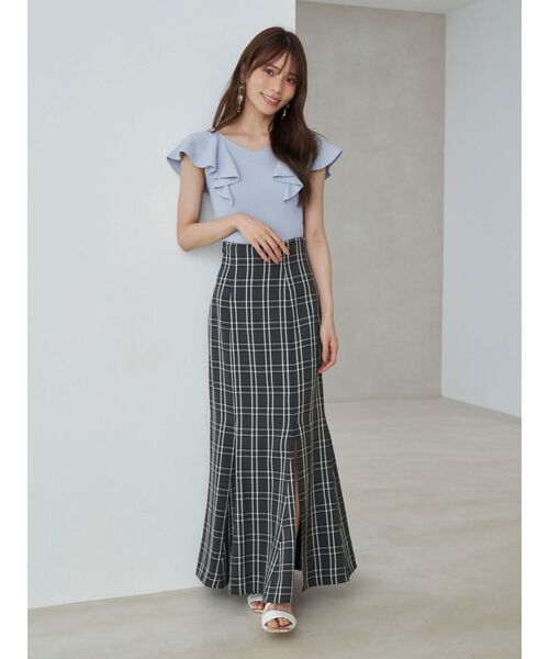 MERCURYDUO(マーキュリーデュオ)の「バックレースアップストレッチマーメイドスカート(スカート・レディース・その他1/インディゴブルー・X-SMALL/MEDIUM/SMALL)」の15枚目の写真