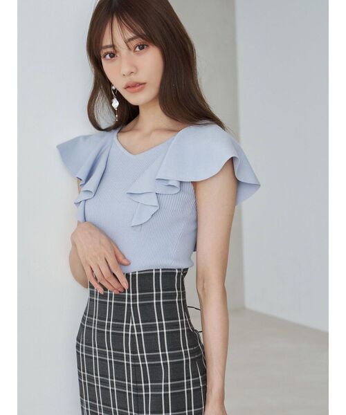 MERCURYDUO(マーキュリーデュオ)の「バックレースアップストレッチマーメイドスカート(スカート・レディース・その他1/インディゴブルー・X-SMALL/MEDIUM/SMALL)」の17枚目の写真