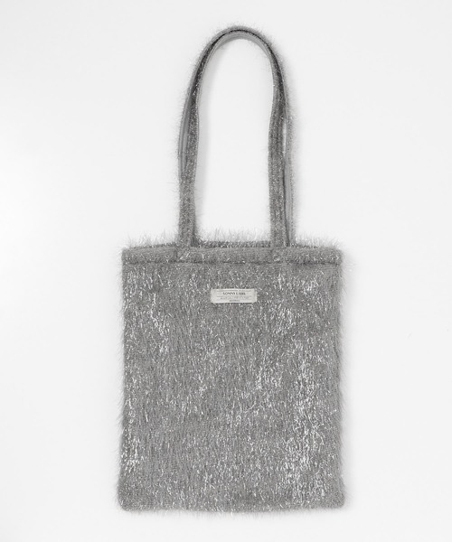 URBAN RESEARCH Sonny Label(アーバンリサーチサニーレーベル)の「ラメシャギートートバッグ(トートバッグ・レディース・グレー/ブルー/ブラック・ONE)」の7枚目の写真