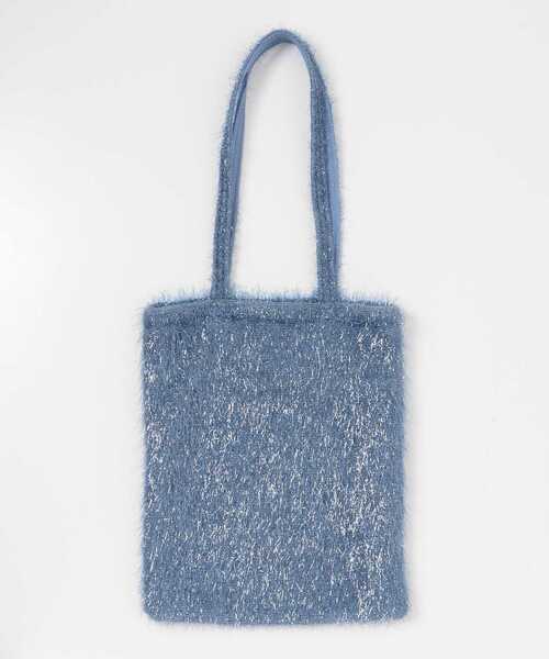 URBAN RESEARCH Sonny Label(アーバンリサーチサニーレーベル)の「ラメシャギートートバッグ(トートバッグ・レディース・グレー/ブルー/ブラック・ONE)」の9枚目の写真