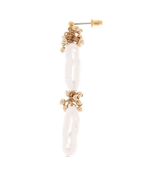 LAGUNAMOON（ラグナムーン）の「LADYキャビアビーズ淡水ピアス（ピアス（両耳用）・レディース・シルバー/ゴールド・FREE）」の4枚目の写真