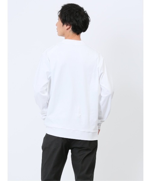 TAKA-Q(タカキュー)の「Tシャツ メンズ 長袖 ストレッチ 綿 コットン 無地 Vネック ドレスT(Tシャツ/カットソー・メンズ・ダークウッド/イエロー/ブラック/ホワイト・LARGE/X-LARGE/S/MEDIUM)」の13枚目の写真