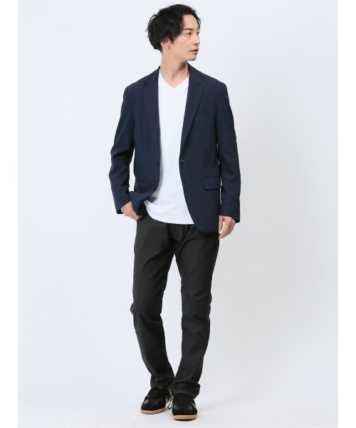 TAKA-Q(タカキュー)の「Tシャツ メンズ 長袖 ストレッチ 綿 コットン 無地 Vネック ドレスT(Tシャツ/カットソー・メンズ・ダークウッド/イエロー/ブラック/ホワイト・LARGE/X-LARGE/S/MEDIUM)」の16枚目の写真