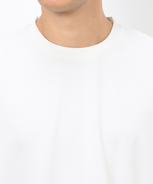 COMME CA ISM（コムサイズム）の「タテ畝ストレッチポンチ フェイクレイヤード クルーネックＴシャツ （長袖）（Tシャツ/カットソー・メンズ・ブラック/ホワイト・MEDIUM/LARGE/X-LARGE）」の12枚目の写真