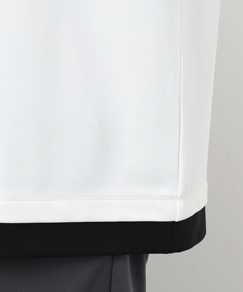 COMME CA ISM（コムサイズム）の「タテ畝ストレッチポンチ フェイクレイヤード クルーネックＴシャツ （長袖）（Tシャツ/カットソー・メンズ・ブラック/ホワイト・MEDIUM/LARGE/X-LARGE）」の14枚目の写真