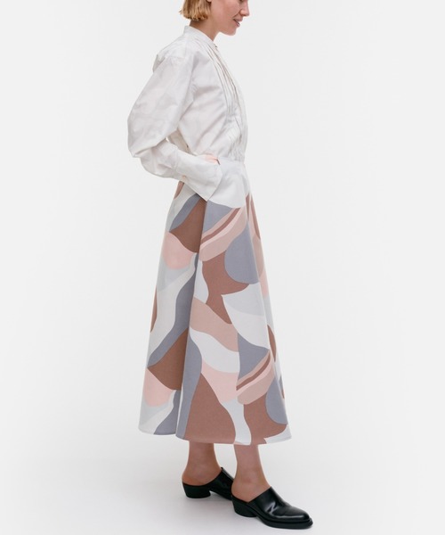 marimekko（マリメッコ）の「Laita Kamelia/ co li skirt（スカート・レディース・マルチ・34/36/38/40/42）」の2枚目の写真