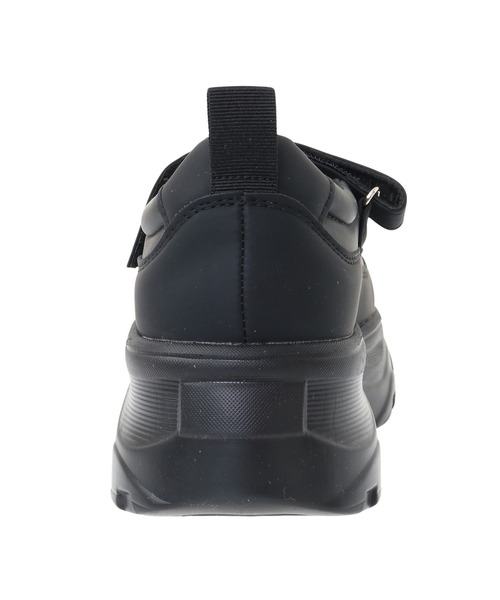 Green　Parks（グリーンパークス）の「・rich　blue　厚底ストラップスニーカー（スニーカー・レディース・アイボリー/ブラック・LL/S/M/L）」の9枚目の写真