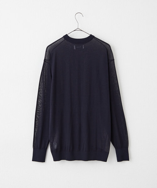 WHIMSIC(ウィムジック)の「【UNISEX】シアーニットプルオーバー(ニット/セーター・レディース・グレー/ブラウン/ネイビー・FREE)」の22枚目の写真