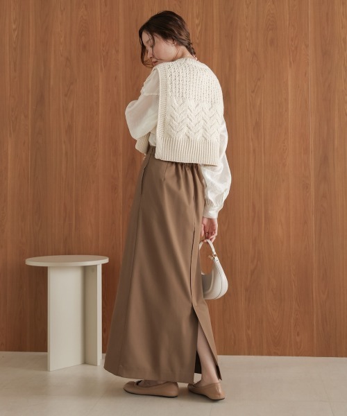 Bab（バブ）の「【nao×Bab】MIXパターンニットベスト（ベスト）」 - WEAR