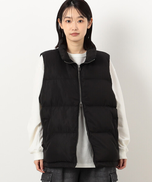 Purple&Yellow（パープルアンドイエロー）の「ポリエステルタフタ中綿ベスト（ベスト・メンズ・アイボリー/ブラック・SMALL/MEDIUM/LARGE）」の14枚目の写真