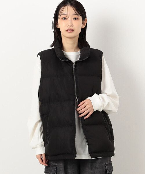 Purple&Yellow（パープルアンドイエロー）の「ポリエステルタフタ中綿ベスト（ベスト・メンズ・アイボリー/ブラック・SMALL/MEDIUM/LARGE）」の15枚目の写真