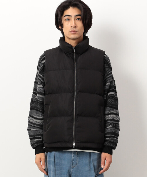 Purple&Yellow（パープルアンドイエロー）の「ポリエステルタフタ中綿ベスト（ベスト・メンズ・アイボリー/ブラック・SMALL/MEDIUM/LARGE）」の16枚目の写真