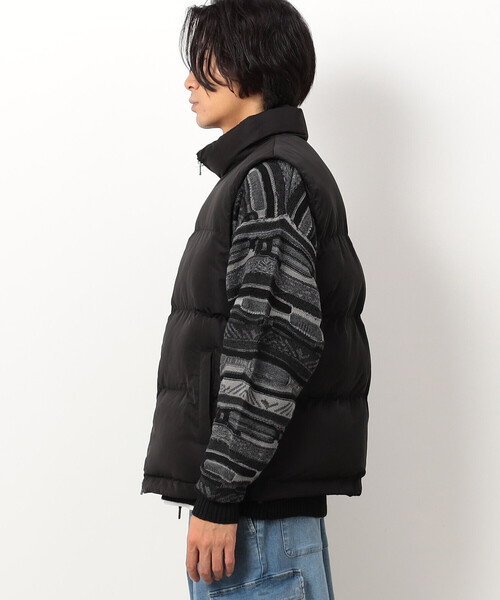 Purple&Yellow（パープルアンドイエロー）の「ポリエステルタフタ中綿ベスト（ベスト・メンズ・アイボリー/ブラック・SMALL/MEDIUM/LARGE）」の17枚目の写真