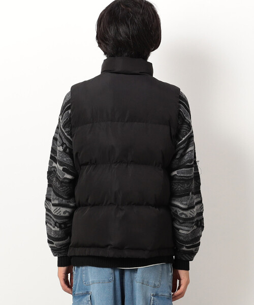 Purple&Yellow（パープルアンドイエロー）の「ポリエステルタフタ中綿ベスト（ベスト・メンズ・アイボリー/ブラック・SMALL/MEDIUM/LARGE）」の18枚目の写真