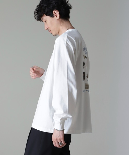 NANO universe（ナノユニバース）の「「MOFFISIE2.0」オリジナルプリントTシャツ長袖（Tシャツ/カットソー・メンズ・その他1/その他2/その他3・L/M）」の2枚目の写真