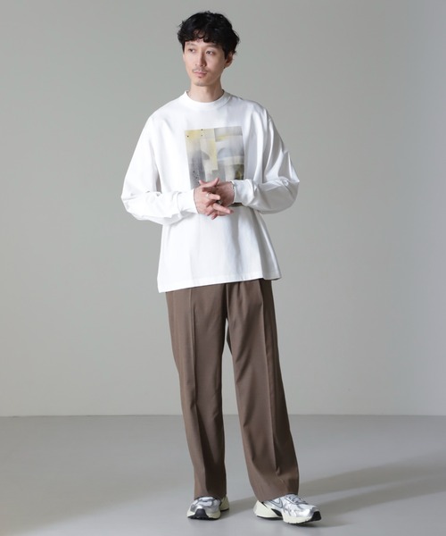 NANO universe（ナノユニバース）の「「MOFFISIE2.0」オリジナルプリントTシャツ長袖（Tシャツ/カットソー・メンズ・その他1/その他2/その他3・L/M）」の3枚目の写真
