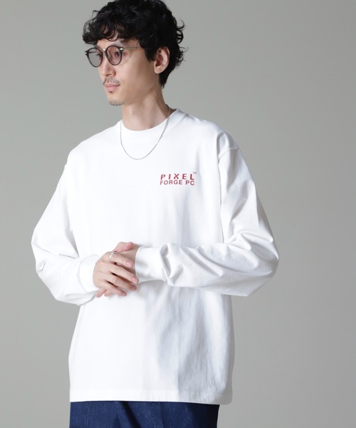 NANO universe（ナノユニバース）の「「MOFFISIE2.0」オリジナルプリントTシャツ長袖（Tシャツ/カットソー・メンズ・その他1/その他2/その他3・L/M）」の4枚目の写真