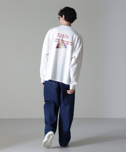 NANO universe（ナノユニバース）の「「MOFFISIE2.0」オリジナルプリントTシャツ長袖（Tシャツ/カットソー・メンズ・その他1/その他2/その他3・L/M）」の10枚目の写真