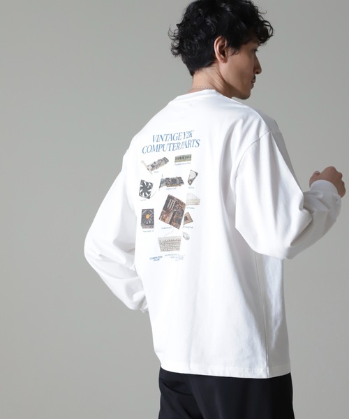 NANO universe（ナノユニバース）の「「MOFFISIE2.0」オリジナルプリントTシャツ長袖（Tシャツ/カットソー・メンズ・その他1/その他2/その他3・L/M）」の14枚目の写真