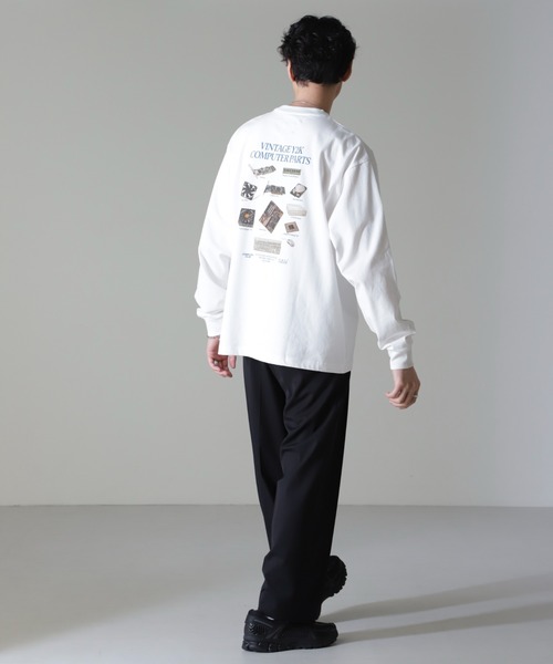 NANO universe（ナノユニバース）の「「MOFFISIE2.0」オリジナルプリントTシャツ長袖（Tシャツ/カットソー・メンズ・その他1/その他2/その他3・L/M）」の17枚目の写真