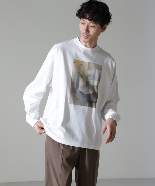 NANO universe（ナノユニバース）の「「MOFFISIE2.0」オリジナルプリントTシャツ長袖（Tシャツ/カットソー・メンズ・その他1/その他2/その他3・L/M）」の19枚目の写真
