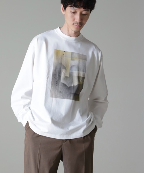 NANO universe（ナノユニバース）の「「MOFFISIE2.0」オリジナルプリントTシャツ長袖（Tシャツ/カットソー・メンズ・その他1/その他2/その他3・L/M）」の21枚目の写真