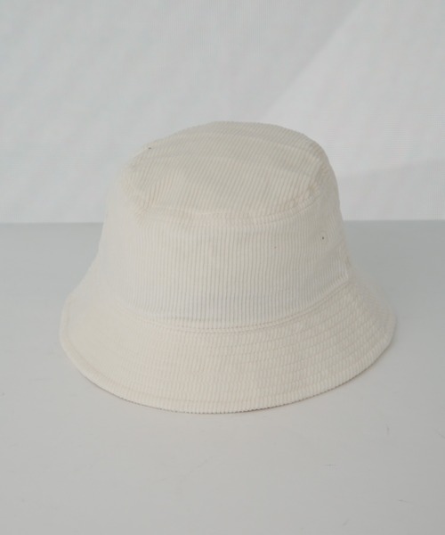 Healthknit（ヘルスニット）の「Healthknit/別注コーデュロイバケットハット（ハット・レディース・ブラック/アイボリー・FREE）」の10枚目の写真