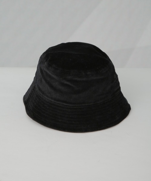 Healthknit（ヘルスニット）の「Healthknit/別注コーデュロイバケットハット（ハット・レディース・ブラック/アイボリー・FREE）」の9枚目の写真