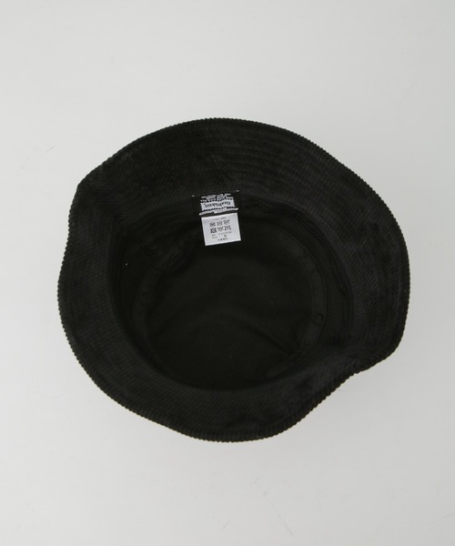 Healthknit（ヘルスニット）の「Healthknit/別注コーデュロイバケットハット（ハット・レディース・ブラック/アイボリー・FREE）」の6枚目の写真