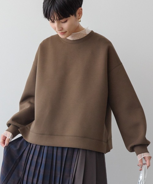 tシャツ 「追加」ドットチュールハイネックプルオーバー レディース セール】ドットチュールハイネックプルオーバー（Tシャツ