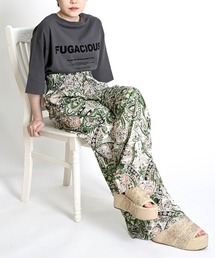 MARAI（マーライ）の「エスニック柄 ワイドフレアパンツ こなれ感（その他パンツ）」