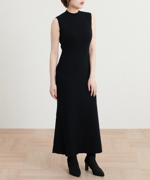 favclo.（ファブクロ）の「Ensemble Knit Dress / アンサンブルニットドレス（ワンピース・レディース・ブラック/ピンク系その他・SMALL/MEDIUM）」の4枚目の写真