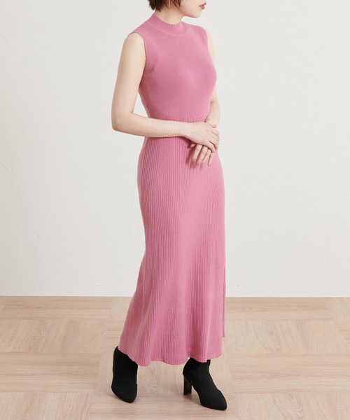 favclo.（ファブクロ）の「Ensemble Knit Dress / アンサンブルニットドレス（ワンピース・レディース・ブラック/ピンク系その他・SMALL/MEDIUM）」の10枚目の写真